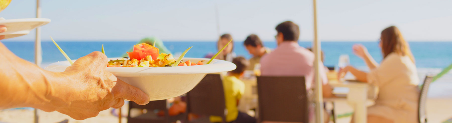 View of a sea-side Restaurant